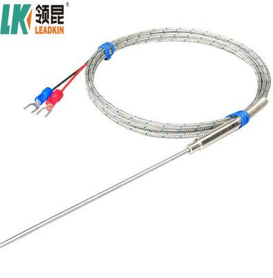 เครื่องตรวจสอบอุณหภูมิแบบ Thermocouple แบบ K พร้อม NiCr-NiSi / NiCr-NiAl Sheath สําหรับช่วงอุณหภูมิสูงถึง 400 °C